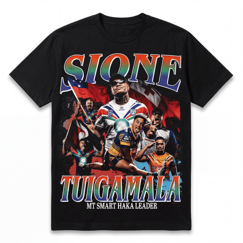 Sione T — "Haka Leader" Graphic Tee